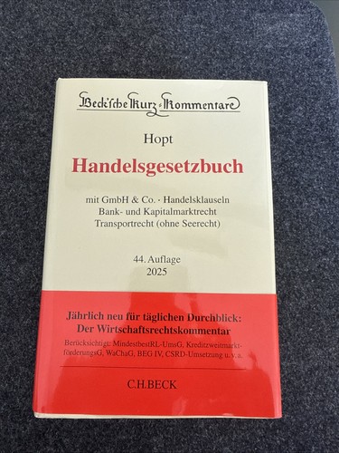 Hopt handelsgesetzbuch 44 - handelsgesetzbuch,,