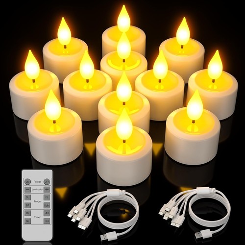 Led teelichter 12er set - teelichter,