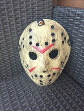 Jason Voorhees gealterte Horror Maske Halloween Maske Maßgeschneidert bemalt 