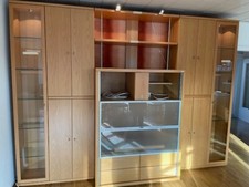 HÜLSTA Wohnwand, Büro, helle Eiche, gut erhalten, Neupreis ca. 7.000 €