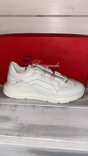 BARRACUDA by Fabi Scarpa Sneaker Uomo man WEISS Leder Gr. EU 42 BAR005