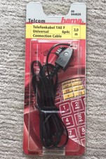 HAMA Telefonkabel TAE F - 3m - 6p4c Telcom Anschlusskabel - Neuware mit OVP