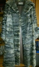 Persianer Mantel, grau, Vintage, 60er Jahre, Gr. 42/44