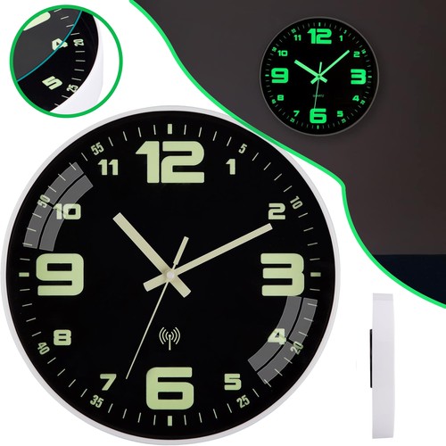 Leuchtend wanduhr funkuhr - leuchtend,