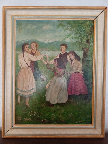 Original öl gemälde - -, nach