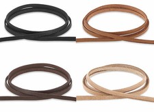 Lederband flach 3x1mm - Farbe