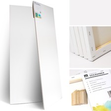Große Leinwand Sets Canvas zum Bemalen 100% Baumwolle Holz-Keilrahmen 280g/m²
