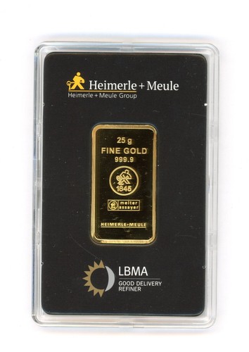 Neu goldbarren 25 g - -, gramm