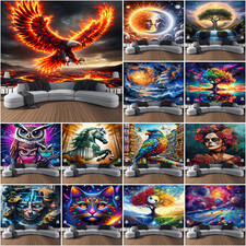 Großer Mond Baum Wandbehang