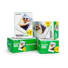 4x Fuji Instax Mini Film Sofortbildfilm Doppelpack 80 Bilder für Mini 8 9 11 70