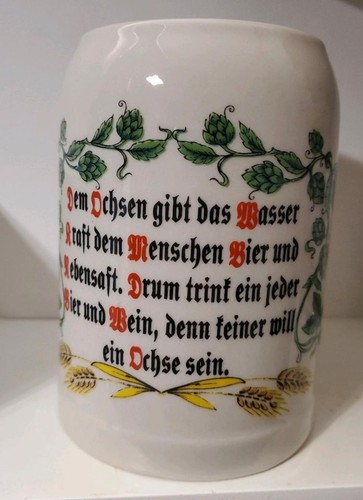 Alter bierkrug mit - alter,