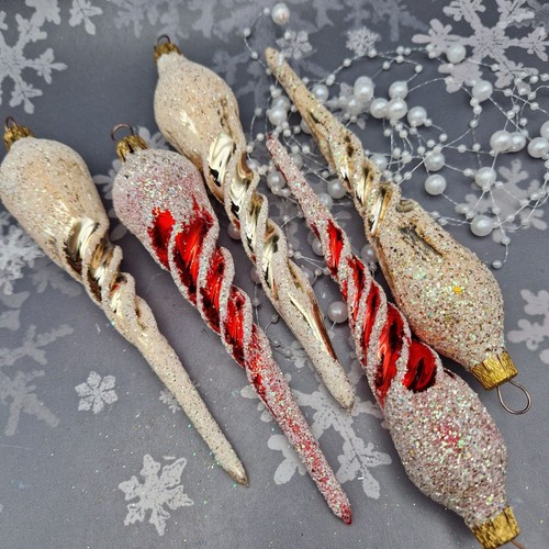 Set glas weihnachtskugeln - glas,