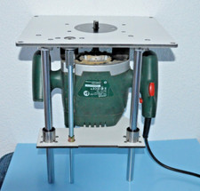 Befestigungsplatte mit Fräslift für Bosch POF 1400- 1200 ACE, Frästisch