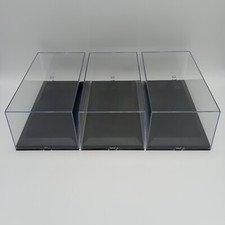 Vitrinen für Modellautos 1:18 im Set - 3 Stück - Acryl Showcase -Exclusiv Cars