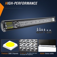 31 Zoll 12V 24V LED Light Bar Lichtbalken Arbeitsscheinwerfer Auto SUV Offroad