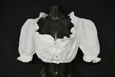 Gr.40 Dirndlbluse weiß Bluse