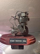Norton Motormodell Manx 30m Briefbeschwerer Sehr Detailgetreu