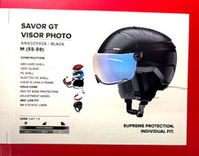 Ski- Snowboardhelm "ATOMIC SAVOR  GT VISOR PHOTO" Gr. M / 55-59 cm