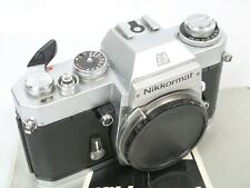 Nikon Nikkormat EL Gehäuse body silber funktionsf. + Anlt working + instructions