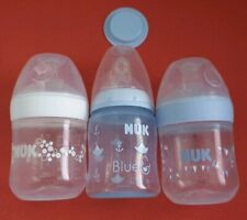 3 NUK  Babyflasche 150 ml 2x Nature Sense Sauger Gr S Silicone , 1x Anti Colic M