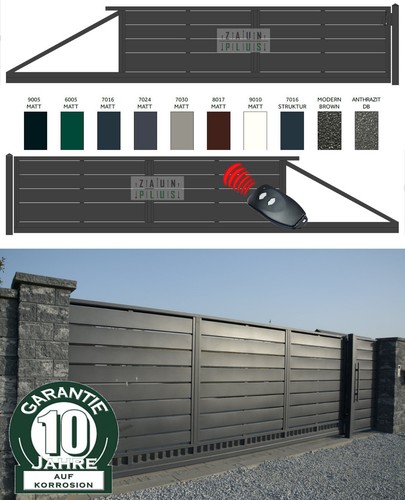 Schiebetor einfahrtstor hoftor - schiebetor,