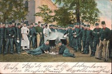 Essenausgabe in Galicien  ,Feldpost