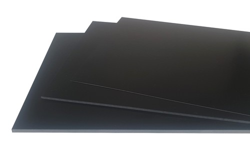 Gfk platte schwarz länge bis - schwarz,