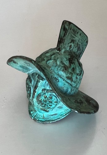 Bronzener gladiatorenhelm aus - bronzener,