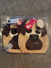 Neu - Handarbeit „2  Mops /