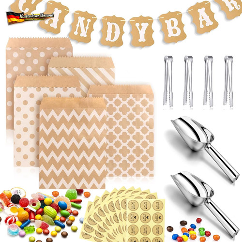 Candy bar zubehör - bar, set