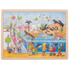 goki Einlegepuzzle "Ausflug in