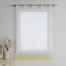 Transparent Raffrollo mit