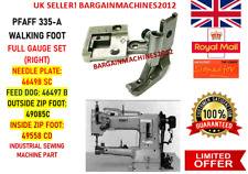 PFAFF 335 LAUFFUSSMESSGERÄT SET MIT SCHMALEM REISSVERSCHLUSS/FUSS INDUSTRIENÄHMASCHINE 