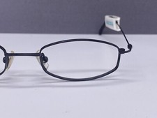 Calvin Klein Brille Herren Damen Schwarz oval Eckig Metall Japan 542 NP:228€