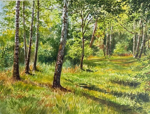 Aquarellbild original 40x30 - aquarellbild,