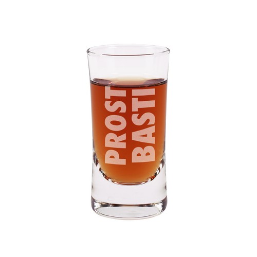 Herz heim schnapsglas mit - herz, &