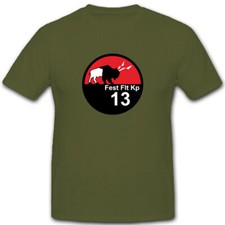 Festung Flt Kp 13 Schweizer Armee Wappen Abzeichen- T Shirt #3743