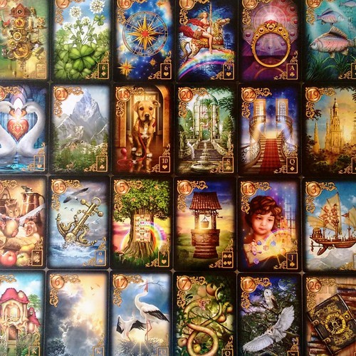Lenormand karten gilded - -,