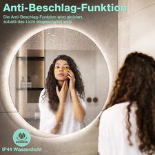60cm Rund LED Bad Spiegel,3