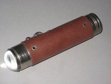 Seltene alte Taschenlampe der Firma Metallum aus Wien, Vintage