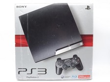 Sony PlayStation 3 Slim Konsole 250 GB Schwarz PS3 + Orig. Controller OVP - GEBR
