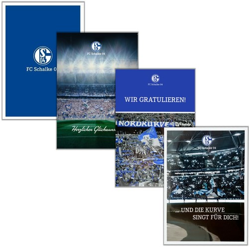 Grußkarte schalke 04 - grußkarte,