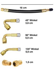 Ventilverlängerung Adapter Winkel Auto Fahrrad Segway E Scooter E Roller Motorad