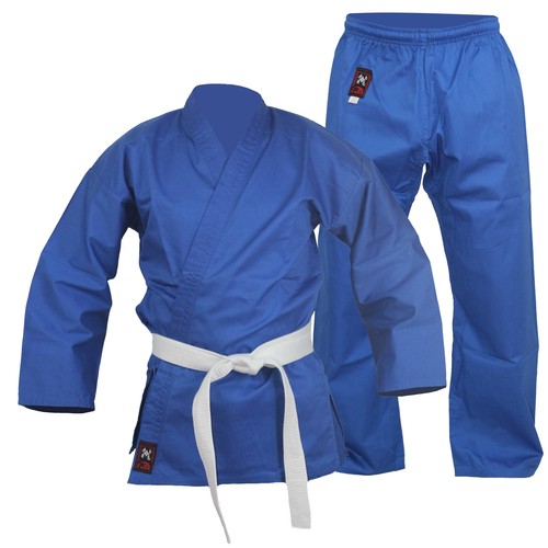 Karateanzug blau aus - , baumwolle