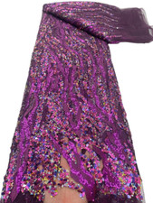 4.6m Glitzer Pailletten Tüll