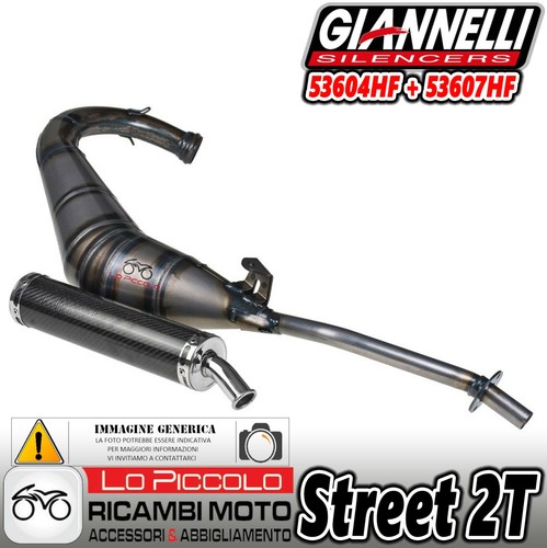 Giannelli auspuff komplett - komplett, in
