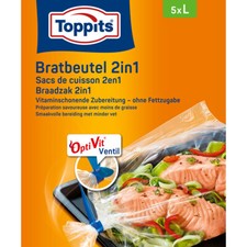 Toppits Bratbeutel 2in1 L