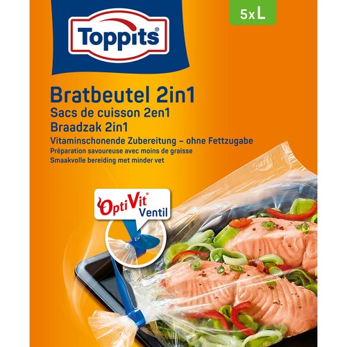 Toppits bratbeutel 2in1 - 2in1, l