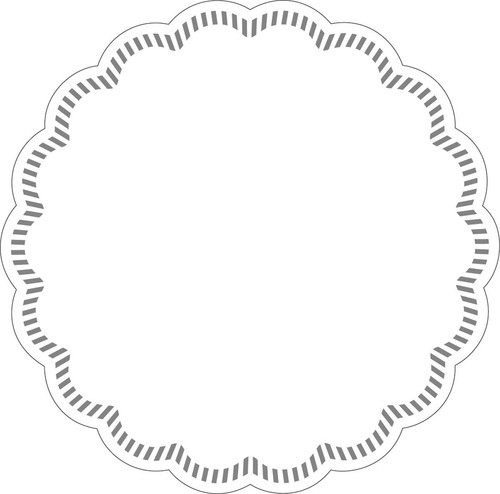 Tassen deckchen weiss aus - weiss,