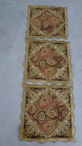 Vintage brokatdeckchen mit - vintage,